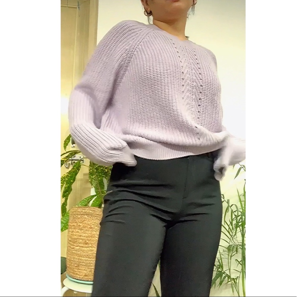Topshop Lilac Sweater - Picture 5 of 6